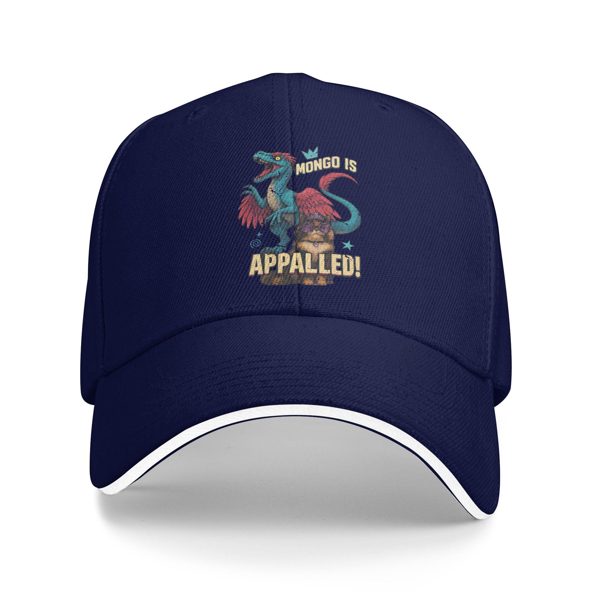 

Dungeon Crawler Carl Mongo is Appalled Dungeon Chaos Baseball Cap Trendy Trucker Hat Summer Men Running Hippie Baseball Caps As Picture темно-синий