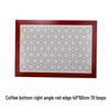 Coffee Silicone Baking Mat: 0.7mm Thick, Heat-Resistant, Platinum Silicone for Baking and Kneading