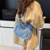 Denim Bag Women's Shoulder Crossbody Bag Commuter Small Square Bag