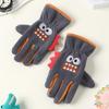 Add Fleece In Autumn and Winter Olympic Fleece Primary School Students Cycling Skin Friendly Outdoor Warm and Cold Proof Cute Gloves