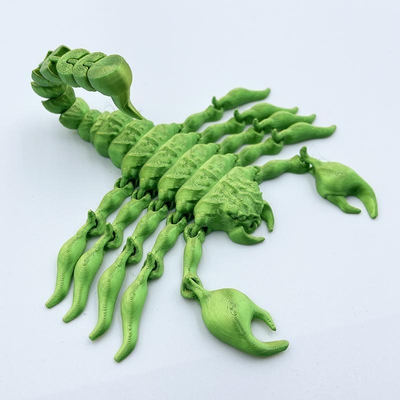 Scorpion 3D Printing Simulation Hinge Scorpion Plastic Toy Animal Model Prank Prop Big Scorpion Children'S Toy Gift