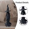 Halloween Witch Statue Scary Standing Figure for Tabletop Office Porch
