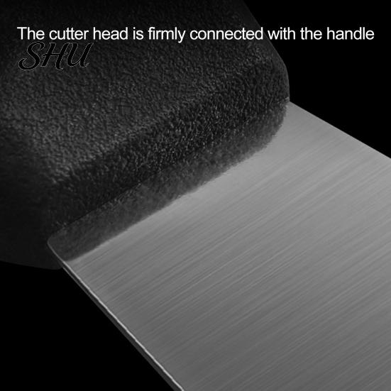 Multifunctional Cleaning Tool Scraper High Strength Ergonomic Handle Wear Resistant Super Sharp Compact Size Metal Stove Remove Rust Stainless-Steel