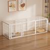 Space-Saving Anti-Escape Cage with Top Cover for Cats and Dogs