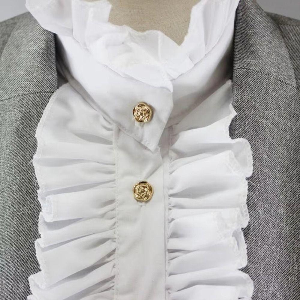 Half Shirt Fake Collar Palace Medieval Style Collar Fashion Victorian Blouse Collar Party