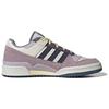 Adidas Originals Forum Low Cl Shoes Comfortable Versatile Shock Absorbing Durable Low Top Retro Basketball Shoes Women Sneakers White Purple ID6266