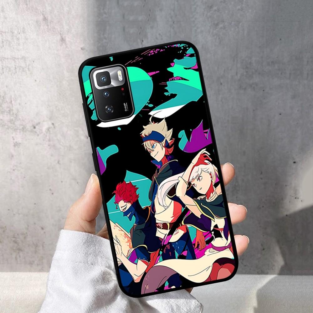 Black Clover Phone Case For Redmi Note 4 X 5 A 6 7 8 T 9 9S 10 11 11S 11Epro Poco M3 Pro