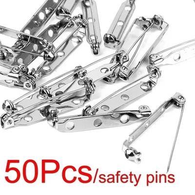 50 Pezzi Spille da Giacca Chiusura per Spilla Fermaglio di Sicurezza 25mm 1 Pollice Rotante Componenti DIY Spille di Sicurezza