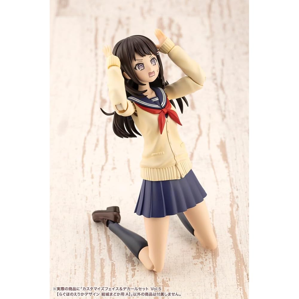 Kotobukiya Customizable Face & Decal Set Vol.5 for Madoka Yuuki 1/10 Scale Model 18mm Height