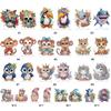 2Pcs DIY Diamond Art Tabletop Ornaments Reusable Special Gem Rhinestone Mosaic Craft Multi-Purpose Gift for Craft Lovers