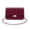 1Pc Ersatile Fashion Niche Large-capacity Tote Bag New Chain Diamond Shoulder Bag High-end Small Fragrant Messenger Bag