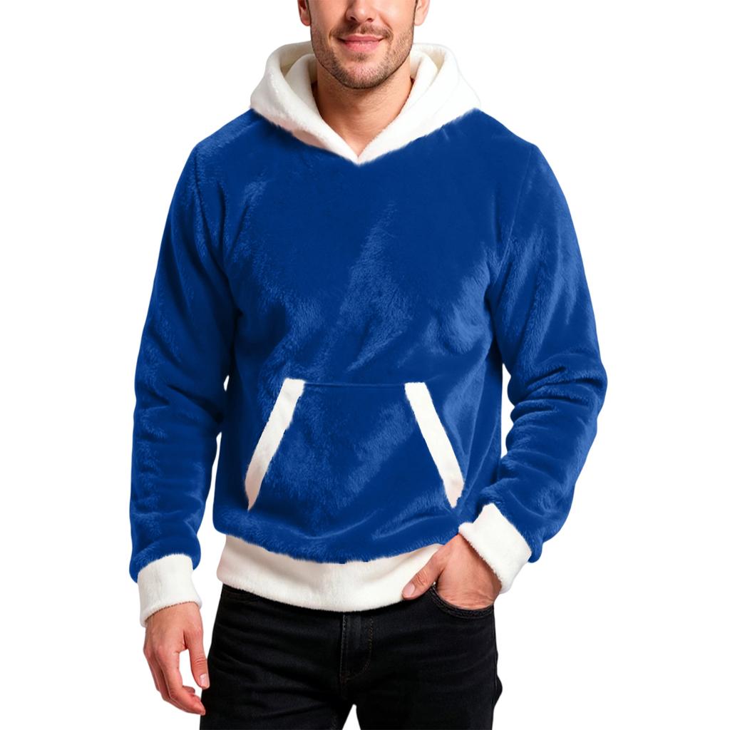 Men's  Leisure  Fashion  Half  Zipper  Hooded  Hood  Long  Sleeves  Hoodie