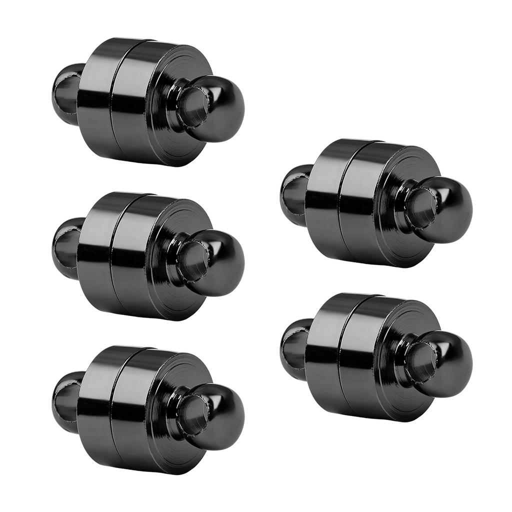 10pcs Magnet Jewelry Clasps Copper DIY Accessories Connection Clasp Secure Snap Closure for Necklace Bracelet Silver