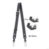 Adjustable Length Bag Strap for Crossbody Use, PU Leather
