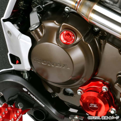 ZETA RACING Oil Filler Cap Red CT125 (JA55) GROM125 MONKEY125 CRF250L/M/RALLY CL250 CR/CRF YZ/YZF SEROW225 WR250R/X KLX Wiring Hole Width Across Flats