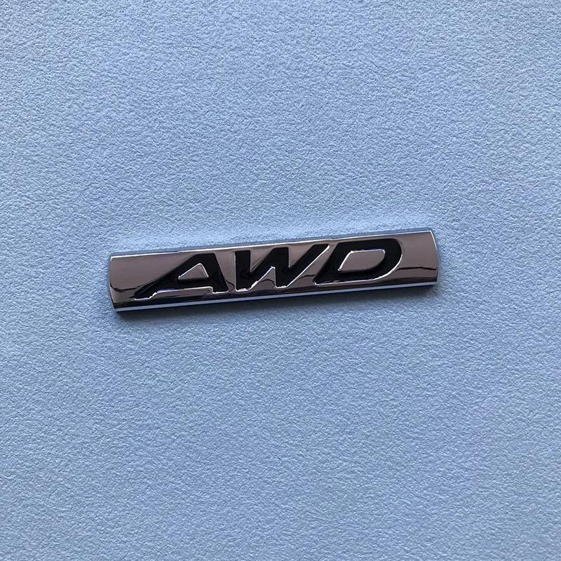 3D kovové logo 2.0 2.5 AWD Písmena Znak na kufr auta Odznak Samolepka 2.5 AWD Samolepka Příslušenství