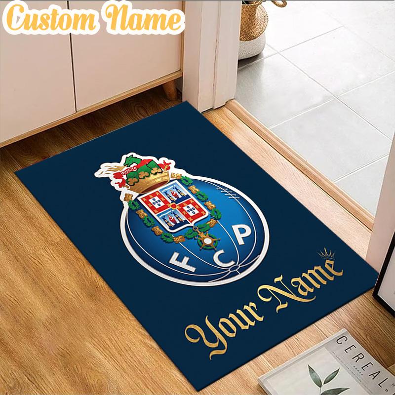 Custom Name FC Porto Emblem Design.  Rug, Office Rug, Chair Rug, Carpet for Living Rooms, Doormat Game Rug Home Decor Christmas Gifts