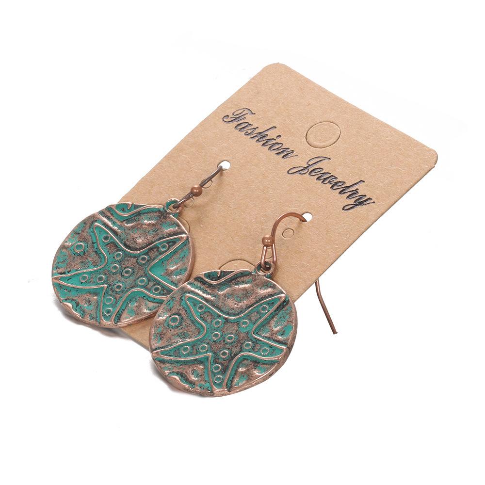 Fashion Acrylic Artificial Pearl Circle Fringed Stud Earrings Set 6-Piece Set, Style Earrings