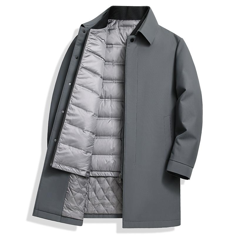 

Чоловічий середній і довгий тренч, пуховик New Casual 4XL