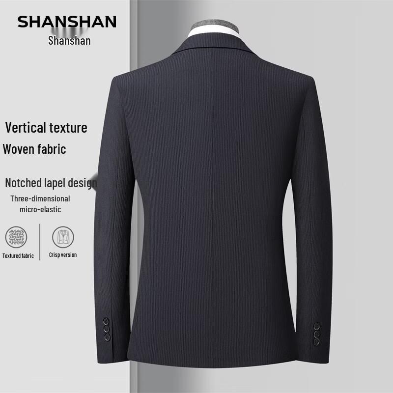 SHANSHAN Men's Business Slim Fit Suit Jacket
