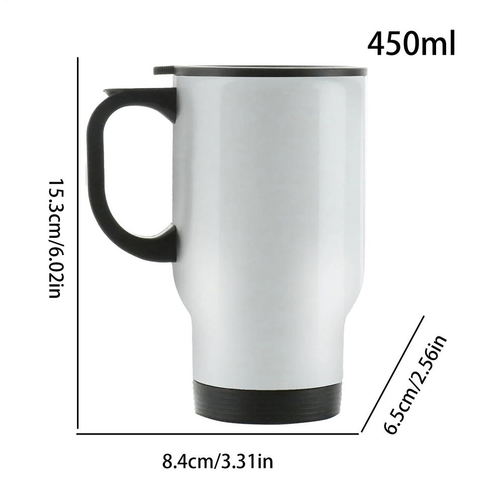 

450ml Thermos Mug 304 Stainless Steel Coffee Cup With Handle Leak-Proof Vacuum Flask Insulated Cup Portable Thermal Water Bottle 450ml