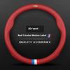 Leather Car Steering Wheel Cover For Chevrolet Malibu Sail Equinox Cruze Cavalier Menlo Bolt Aveo Onix Capti Cavalier Accessorie