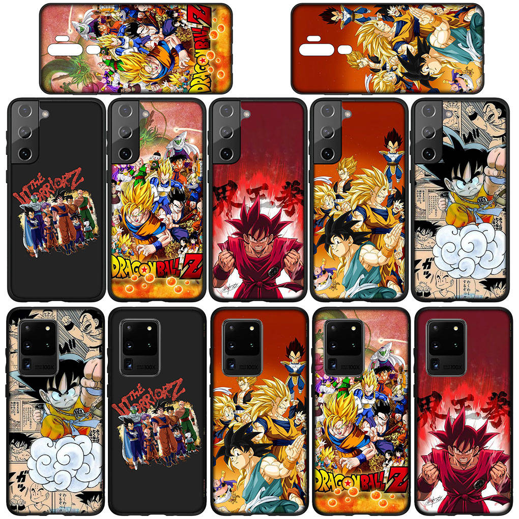 Phone Case for Samsung Galaxy S25 S24 S23 iPhone 16 15 Xiaomi Redmi Note 14 13 12 16E 11 Pro Max XR OPPO Moto Poster Dragon Ball Goku DragonBall Cover