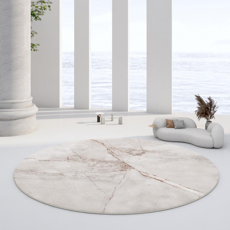 European Style Round Plush Rugs for Bedroom Decor Carpets for Living Room Soft Area Rug Home Thicken Carpet Fluffy Floor Mats