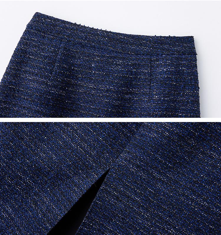 Spring 2025: Chic OL Style Two-Piece Set - Short Jacket & Midi Skirt