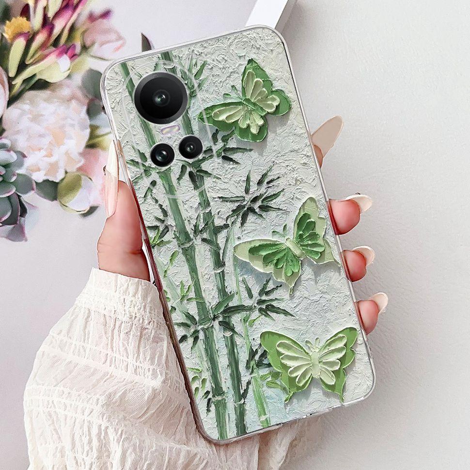 For OPPO Reno10 5G Case CPH2531 Luxury Cat Cartoon Cover Clear Silicone Soft TPU Phone Case For OPPO Reno 10 Reno10 Back Covers