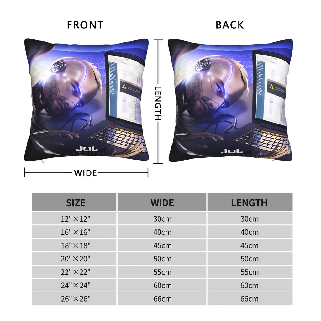 Pillow Cover Jul La Machine  Vintage Pillow Case For Sofa Car Home Decor Pillowcases