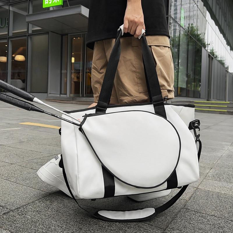 2024 Large Capacity Waterproof Badminton and Tennis Crossbody Handbag for Women and Men - Trendy Gym Shoulder Bag