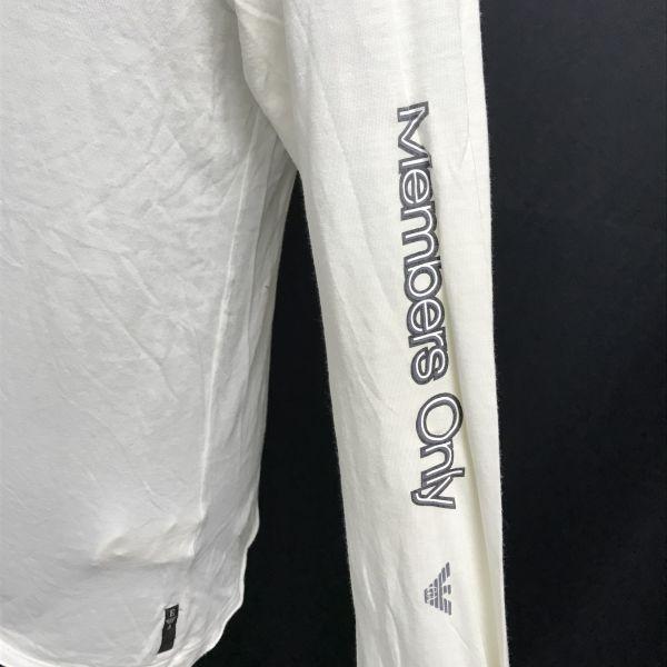 EMPORIO ARMANI Raglan Long Sleeve T-Shirt Men’s S White Japan(USED)