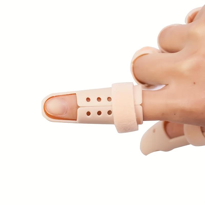 5-teilige verstellbare Fingerschiene für Männer und Frauen - Strapazierfähiges PE-Material, Verletzungsunterstützung und Sportschutz, Atmungsaktives Design