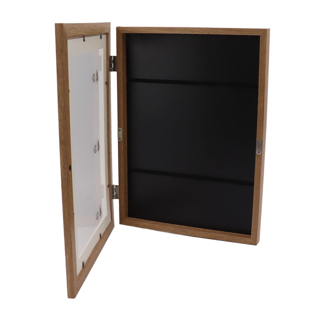 Kids Art Frame Density Board PS Magnetic Front Opening Changeable Artwork Display Frame Holds 50PCS Pictures for Crafts