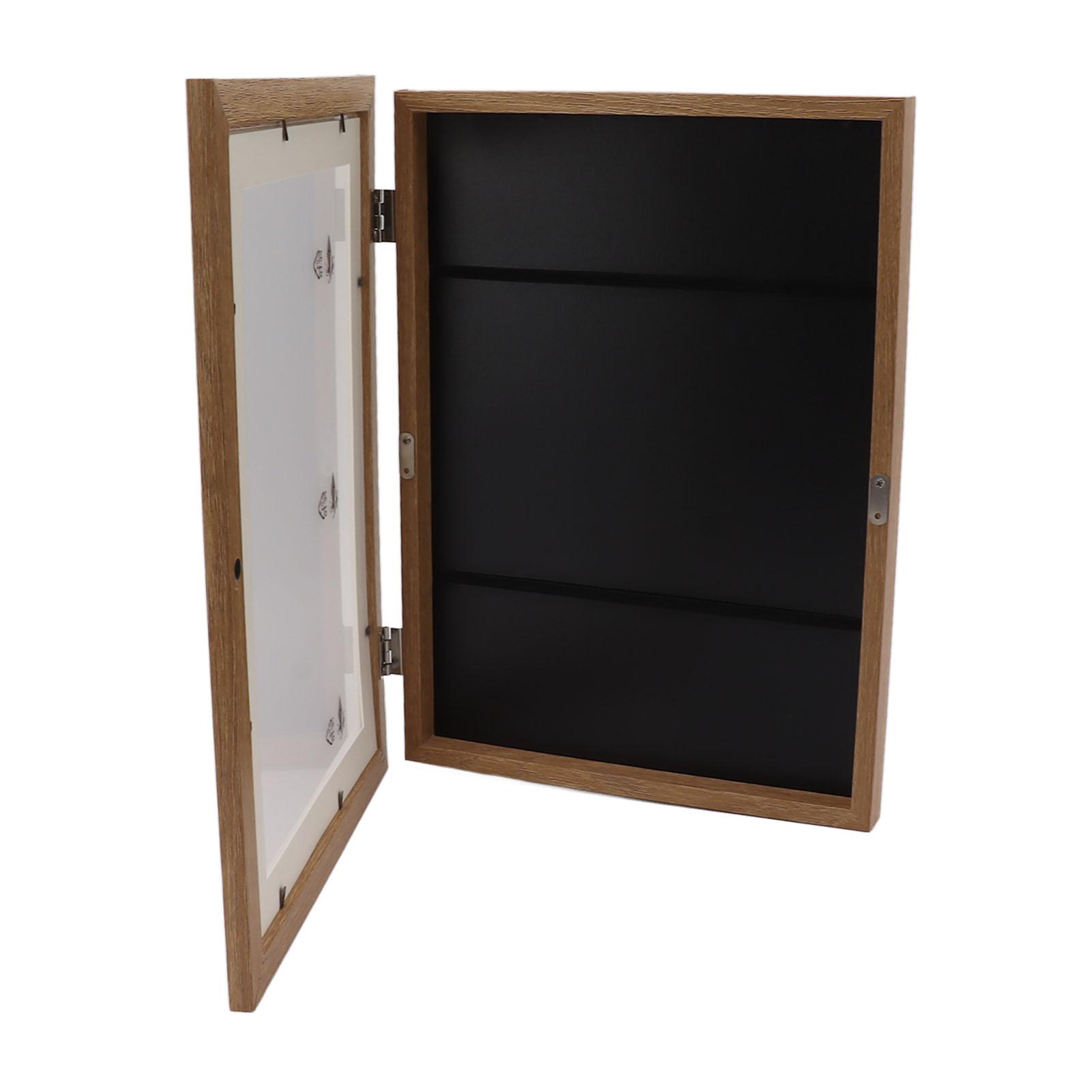 

Детская художественная рамка ДВП ПС Магнитная с передним открыванием Сменная рамка для демонстрации произведений искусства Вмещает 50 фотографий для поделок Wood Color