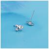 Fashion Simple Cartoon Mickey Mouse Hollow Small Stud Earrings For Women