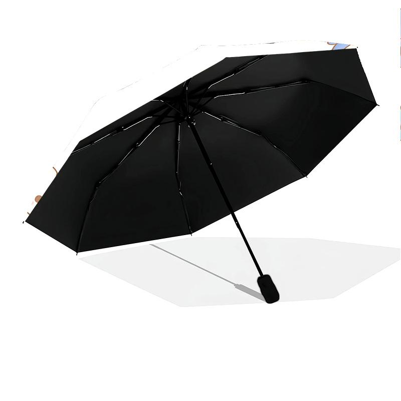Cute Pochacco  pattern, automatic folding umbrella, portable and foldable design, 8 ribs, a Christmas or birthday gift.