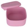 Customizable Silicone Lunch Box with Multiple Capacities, Microwave & Fridge Safe, Perfect for Office Workers & Students