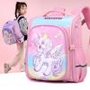 Adorable Cartoon Backpack For Elementary School Girls Large Capacity Oxford Material