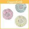 Water-resistant Spa Shower Cap Colored Polka Dot Hair Protection