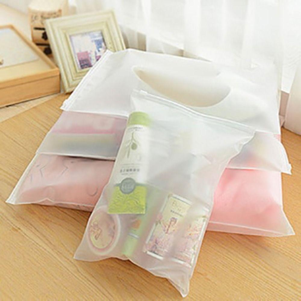 

10PCS EVA Frosted Travel Pouch Rectangle Clothing Bras Bag New Swimming Bags Travel