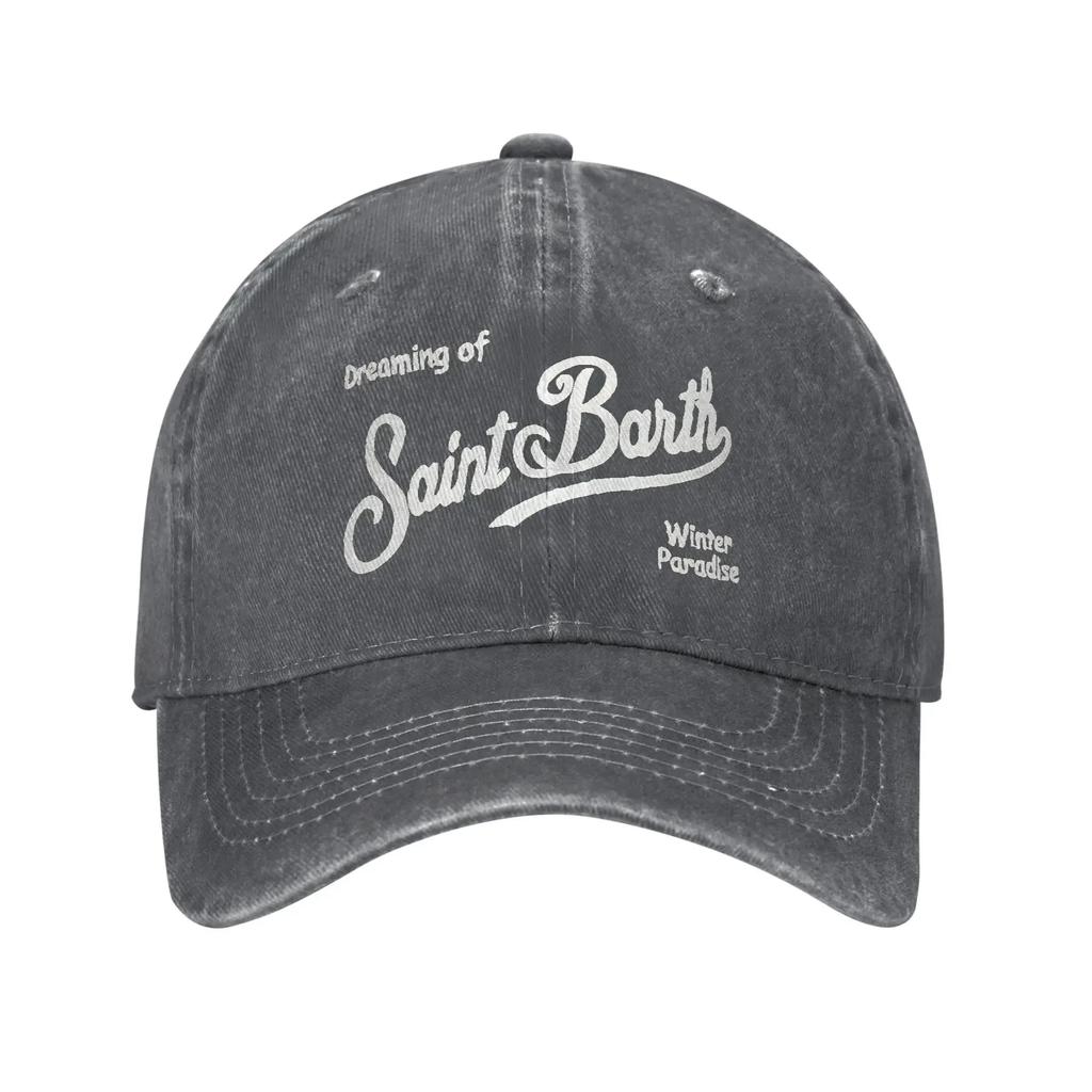 S-SAINT B-BARTH Trucker Hat Merch For Unisex Baseball Caps Vintage Wear Sun Caps Adjustable