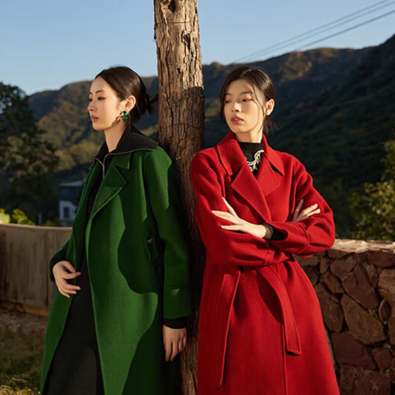 

Женское шерстяное пальто в стиле кэжуал от Gejin