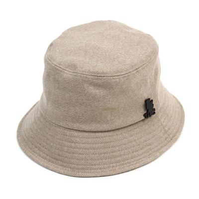 Universal Chemistry Wool Brown Knit Drop Bucket Hat