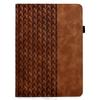 For iPad (2025)/10.9 (2022) Case Rotating Stand Building Block Imprinted Leather Tablet Cover