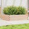 VidaXL Planter 90x90x23 Cm Solid Pine Wood, Outdoor Planter, Flower Box, Plant Box, Planter 847203