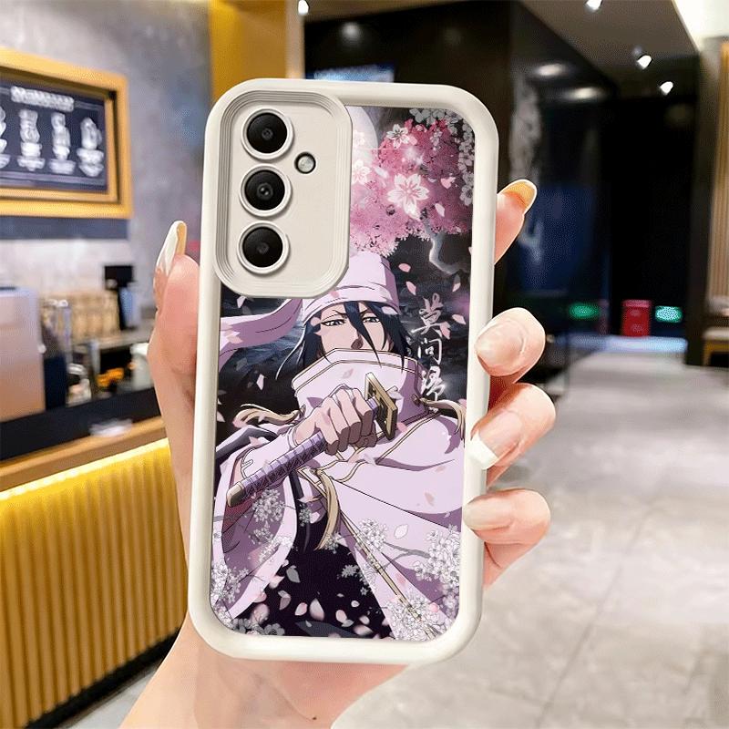 Phone Case for Samsung Galaxy A17 A16 A15 A14 A13 Bleach Kuchiki Byakuya A56 A36 A26 A55 A35 A25 A54 A34 A24 A53 A33 A23 A07 A06