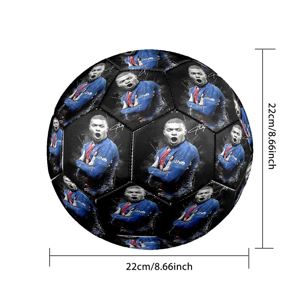 Cristiano Ronaldo Size 5 Football High Elastic Soccer Ball For Outdoor Competition Daily Training Play