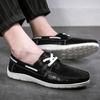 Spring Autumn Brand Mens Genuine Leather Shoes Flat Soft Mens Casual Shoes Fashion Male Footwear Black Brown